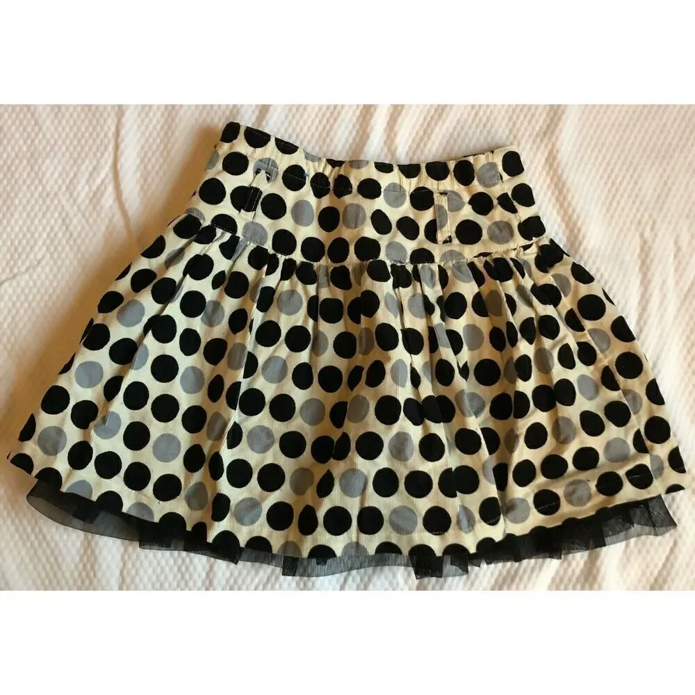 The Children Place Girls Corduroy Polka Dot Skirt Size 6